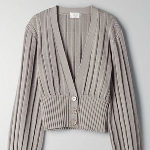 Aritzia plunge front cardigan